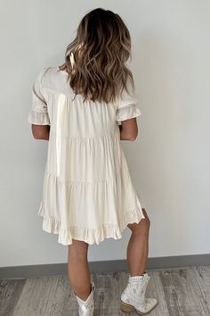 Our Tiered Babydoll Puff Sleeve Dress is all about fun, fashion, and flounce! She is the perfect choice for a day out with friends or a special date night. Keep it casual with sneakers or dress it up with booties! So cute!
  
Check out our Size Guide page to see our model’s measurements! It includes bust, waist, hip, and inseam measurements to help you find the best fit. Don’t forget that we offer free shipping on all orders over $150!

For any other sizing questions, message us through our 2024 Wardrobe, Church Fits, Puff Sleeve Dress, Hair Clothes, Church Outfits, Boutique Accessories, Puffed Sleeves Dress, Fun Fashion, Mom Style