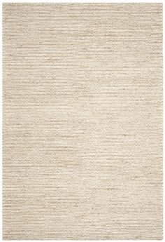 a white rug with some lines on it