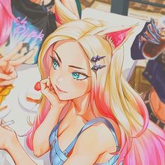 Kda Ahri Icon, Kda Ahri Fanart, Ahri League Of Legends Fanart, Matching Icons Besties, Kda League Of Legends, Ahri Fanart, League Of Legends Art, True Damage, Ahri Wallpaper