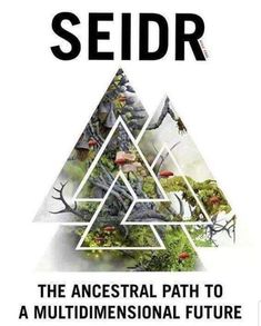 the book cover for seidr, which features an image of trees and plants