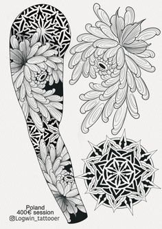 an adult coloring book with flowers and leaves on the cover, in black and white