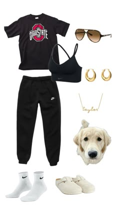 Fit Ideas With Leggings, Summer Camp Outfit Ideas, Dressy School Outfits, School Outfits With Shorts, Basketball Game Day Outfit, Outfit For The Mall, Cute Active Wear Outfits, Not Basic Outfits, Road Trip Outfit Summer