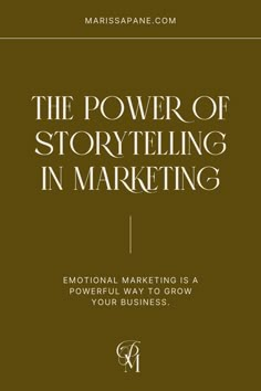 The Power of Storytelling in Marketing: How to Use Emotional Marketing to Grow Your Business How To Sell Emotions, Professional Motivation, Storytelling Content, Emotional Marketing, Content Branding, Power Of Storytelling, Small Business Help