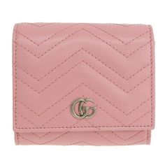 Gucci Gucci Wallet Women's Bifold Outlet Leather Blue Gg Marmont Size: About Height 10 X Width 11 X Depth 3cm Weight: About 150g Gucci Wallet Women, Bags Gucci, Gucci Gucci, Gg Marmont, Gucci Wallet, Gucci Bags, Gucci Bag, Pink Color, Outlet