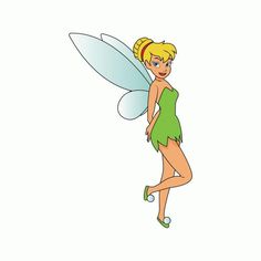 the tinkerbell fairy from disney's animated movie