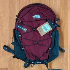 Brand New With Tags. Current Updated Edition (Retail $99) Regal Red/Asphalt Grey Ready To Ship! North Face Borealis Backpack, The North Face Backpack, Borealis Backpack, The North Face Borealis, North Face Borealis, North Face Bag, Skins Uk, Red Backpack, Tactical Bag