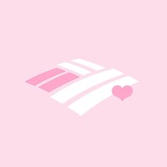 a pink and white wallpaper with the letter i love you written on it's side