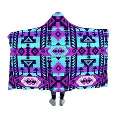 Chiefs Mountain Hooded Blanket 49 Dzine Moon Shadow, Southwest Design, Puzzle For Adults, 1000 Piece Puzzle, Puzzle Set, Hooded Blanket, Design Interior, One Color, All Design