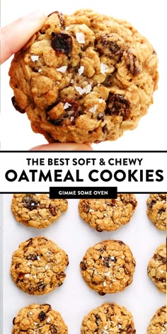 the best soft and chewy oatmeal cookies to bake in minutes