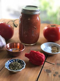 the ingredients are on the table ready to be cooked