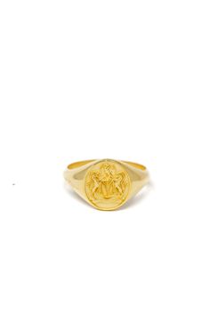 Signet rings date back to Ancient Egypt and Ancient Nubia where they were used to seal and authenticate documents by the wearer. Handcrafted with precious metals using the traditional lost-wax casting technique. Our Crest Signet Ring II features a carving of the county's national crest in the style of our signature signet ring in a medium size. Metal Info & Care Available in: Sterling Silver, 18K Gold Vermeil (18K Gold over Sterling Silver), Solid 10K, 14K, 18K, & 24K Gold. Made with fairly sour Nigerian Coat Of Arms, Ancient Nubia, African Gold, Signature Rings, Wax Casting, Signet Rings, Lost Wax Casting, Rose Gold White, Lost Wax