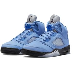 Air Jordan 5 Retro Se 'Unc' Dv1310-401 Size 18 Shoes Are Brand New And Have Never Been Worn. Shoes Come With Their Original Box, But The Box Is Missing The Lid. Jordan 5 Unc, Unc University, Nike Air Jordan 5, Jordan Sneaker, Jordan Model, Blue Jordans, Jordan 5 Retro, Baskets Nike, Air Jordan 5 Retro