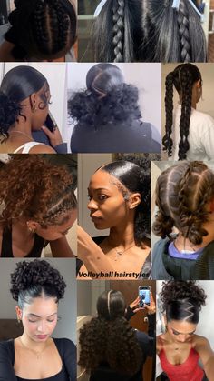 Slick Backs, Perfect Curly Hair, Natural Hair Bun Styles, Cute Hairstyles For School, Hairstyle Names