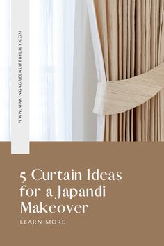 5 Curtain Ideas for a Japandi Makeover Japandi Interiors Curtains, Japandi Style Living Room Curtains, Japandi And Scandinavian Interior, Scandinavian Living Room Curtains, Japandi Bedroom Curtains, Japandi Living Room Curtain, Japandi Style Curtains, Scandinavian Interior Curtains, Japandi Window Design