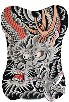 Christ Tattoo, 2020 Design, Dragon Tattoo, Japanese Tattoo, I Tattoo, Tattoo Designs, Oil Painting, Japan