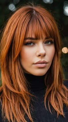 Reasons to Love the Undercut with Fall Hair Colors Copper 🍁 Deep Copper Hair Color With Highlights, Copper Coloured Hair, Dark Orange Red Hair, Auburn Hair With Copper Highlights, Red Copper Hair Color Short, Rust Hair Color, Outfits For Red Hair, Copper Hair Winter, Fall Hairstyles 2024