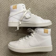 Nike Court Royale Mid 2. Never Worn In Original Box. Nike Court Royale 2 Mid, Nike Court Royale, Nike White, Shoes Nike, White Nikes, Nike Shoes, Nike Women, Vision Board, Original Box