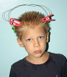 Wacky Hairstyles, Hairstyles For School Boy, Kids Crazy Hair, Crazy Hairstyles