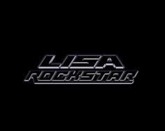 the logo for leea rockstark, an electronic music video game developed by nintendo