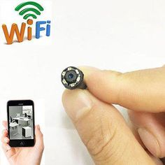 a hand holding a cell phone with a camera on it and wifi logo in the background