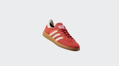 adidas Handball Spezial Shoes - Red | Free Shipping with adiClub | adidas US Spezial Shoes, Adidas Handball Spezial, Adidas Handball, Indoor Sports, Red Adidas, Adidas Online, Retro Inspired, Christmas List, Online Shop