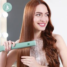 Elevate your hairstyling game with the USB Rechargeable Cordless Hair Straightener. Perfect for at-home use or on the go, this innovative hair tool combines convenience and performance, ensuring your hair looks sleek and smooth anytime, anywhere. Key Features: USB Rechargeable: Easily charge your straightener with the included USB cable. The 2500mAh battery provides up to 40 minutes of use after a full charge, making it perfect for travel or quick touch-ups throughout the day. Ceramic Coating He Eye Makeup Concealer, Cordless Hair Straightener, Hair Steamers, Swan Decor, Travel Makeup Brushes, Hair Tool, Concealer Makeup, Styling Comb, Eye Concealer