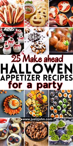 25 halloween appetizer recipes for a party