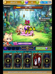 the game is playing in an open area with lots of different items and characters on it