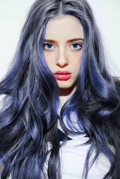 Haircolor Ideas, Hair Dark, Pastel Hair, Hair Envy, Descendants, Pretty Hairstyles, Blue Hair, Beauty Hair