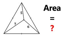 a triangle with the word area below it and an image of a red question mark