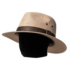 The Kooringal Edward Drover Cotton Linen Safari Hat is a classic style finished with great attention to detail. The sturdy linen hat has a great lightweight feel and is highly breathable with airflow eyelets and a polyester mesh lining to keep your head cool even on the hottest summer days. Made of natural linen and sporting a chocolate faux suede headband, this Kooringal Edward Drover wears great all day. Brim 2 1/2" Crown Pinched Crown 4 1/2" Front/Sides 4 1/4" Back Features Made from Linen UPF 50 Rated for Great Sun Protection Polyester Sweatband 100% Leather Headband Polyester Mesh Inner Lining for Breathability Sizes This hat is available in sizes Small and Large This hat(Small) is listed as 59cm M/L by the manufacturer, and can fit anyone from 58cm - 59cm This hat(Large) is listed at Classic Lightweight Fedora With Curved Brim, Beige Panama Hat With Short Brim For Outdoor, Beige Panama Hat For Outdoor With Short Brim, Vacation Linen Hat With Short Brim, Classic Lightweight Flat Brim Hat, Classic Lightweight Brimmed Panama Hat, Lightweight Classic Brimmed Panama Hat, Classic Beige Sun Hat For Outdoor, Classic Beige Hats For Outdoor