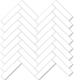 a white herringbone tile pattern that looks like it has been cut in half