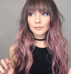 So cute Rose Pink Hair, Hair Color Purple, Pastel Hair, Pink Makeup, Dye My Hair, Hair Color Balayage, Keto Snacks, Ombre Hair