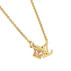 LOUIS VUITTON® - Loulougram Necklace - Golden Initials Pendant, Louis Vuitton Necklace, Golden Necklace, Jewelry Accessories Ideas, Dope Jewelry, Jewelry Fashion Trends, Louis Vuitton Accessories, Classy Jewelry, Jewelry Lookbook