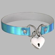 Fits neck sizes Upto 15.5 inches approx. (39cm) Faux/Vegan Friendly Leather Silver Stainless Steel D Rings & Metal detail Heart Padlock fastener Includes Key Neutral Jewelry, Blue Chrome, Rings Metal, Heart Padlocks, Ring Der O, Metal Detail, D Rings, Choker Collar, Chrome Hearts