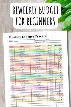 Biweekly budget template for beginners Biweekly Budget Template, Budget Planner Ideas, Budget Paycheck, Biweekly Budget, Financial Budget Planner, Budget By Paycheck, Monthly Budget Planning, Stop Living Paycheck To Paycheck, Saving Money Chart