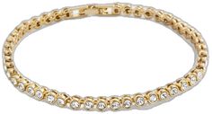 Gold Jubilee Crystal Bracelet, Eternity Bracelet, Bezel Bracelet, Tennis Bracelet, Womens Bracelets, Tennis, For Free, Bracelet, Stone