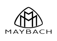 the logo for maybach, an italian fashion brand that has been designed by person