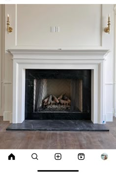 the fireplace is clean and ready for us to put in their home or work space