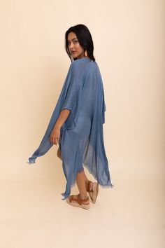 Flaunt your free-spirited style this summer with our Sun-kissed Breeze Frayed Trim Kimono! Perfect for vacations and weekend festivities, the kimono’s lightweight design is bound to keep you cool and comfortable. A layer of frayed trim along the borders adds an extra touch of texture and playfulness that is irresistible. The bright colors are bound to make you stand out so get ready to turn heads! Not only is it perfect for completing any beach-look, but also great to add a little extra flair to Sorority Rush Dresses, Golden Rod, Bachelorette Dress, Casual Bodysuit, Rush Dresses, Free Spirit Style, Bridal Shower Dress, Shower Dresses, Free Spirited