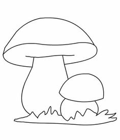 a black and white drawing of a mushroom