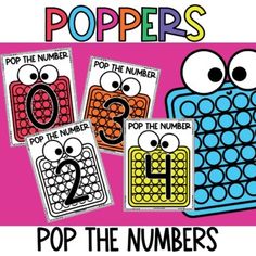 pop the numbers game for kids to play with their own numbers and counting them into twos