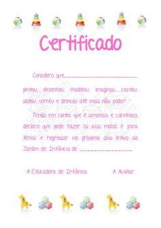 a certificate is shown in spanish for children to learn how to use the wording