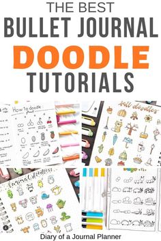 Find here a comprehensive list of bullet journal doodle tutorials to give you ideas and inspiration for your bujo doodles. #bujo #bulletjournal #bulletjournalinspiration #bulletjournalideas #doodle #doodles #drawings #illustration Daily Doodle Prompts, Doodling Drawings, How To Doodle, Doodle Art For Beginners, Bullet Journal Planner, Arte Doodle, Doodle Art Journals, Bujo Inspiration