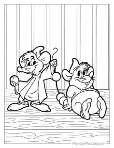 the lion and the mouse coloring pages