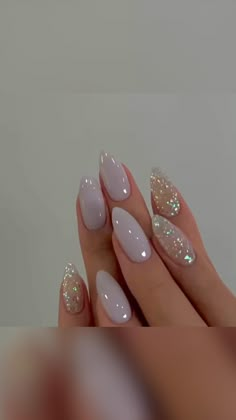 Nails Wedding, Layered Haircut, Nails French, Sparkly Nails, Neutral Nails, Bridal Nails, Chic Nails