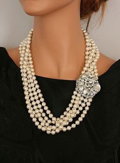 Основные стилевые направления/Классический стиль: style_color — ЖЖ Bead Accessories, Classic Pearl Necklace, Wear Pearls, Premier Designs Jewelry, Pearl And Lace, A Necklace, Bridal Pearls, Casual Attire, Bling Bling