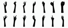 many hands reaching up and down to reach the sky with their fingertipss in different directions