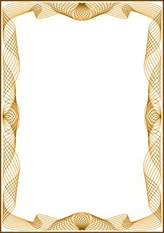 a golden frame with an intricate design