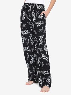 My Chemical Romance Black Parade Pajama Pants | Hot Topic My Chemical Romance Black Parade, Goth Pajamas, Scene Pants, Cutesy Outfit, The Black Parade, Rest Up, Scene Outfits, Black Parade, Large Clothes